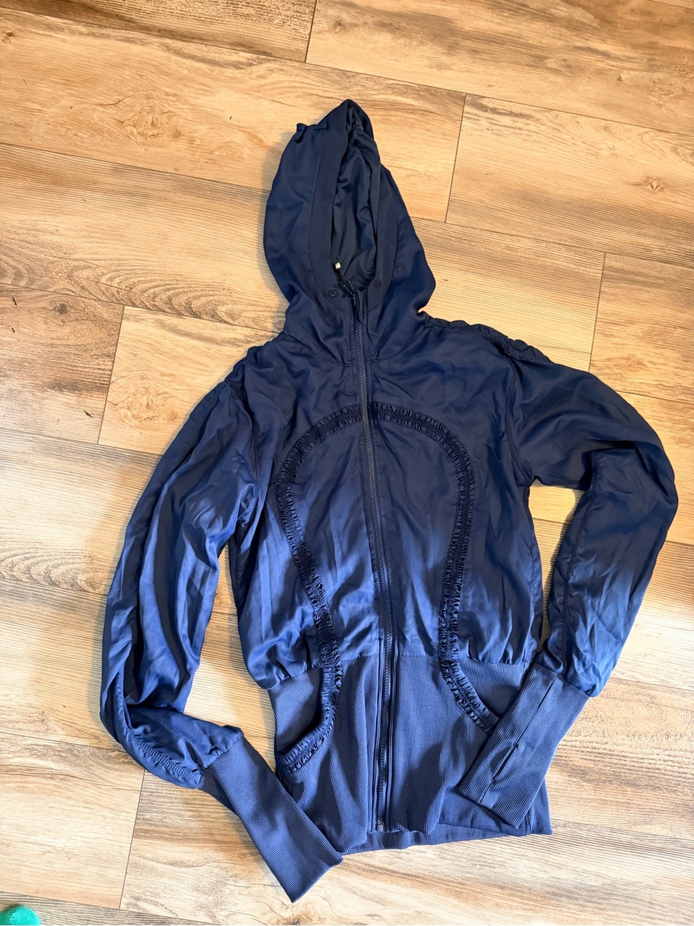 lululemon athletica full zip hooded jacket